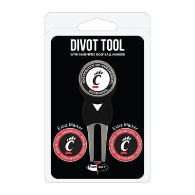 Cincinnati Bearcats Golf Divot Tool Pack with 3 Magnetic Markers