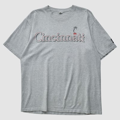 Cincinnati Bearcats Starter 90s T-shirt - Heather Gray - 2XL by Fanatics Real Vintage