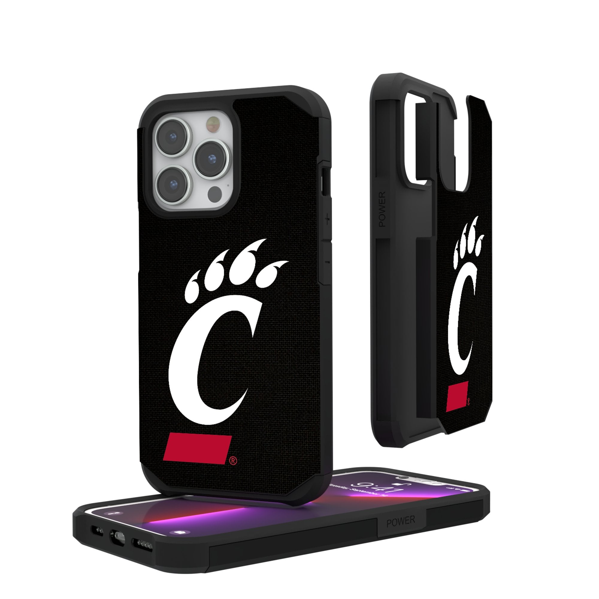Keyscaper Cincinnati Bearcats iPhone Solid Design Rugged Case