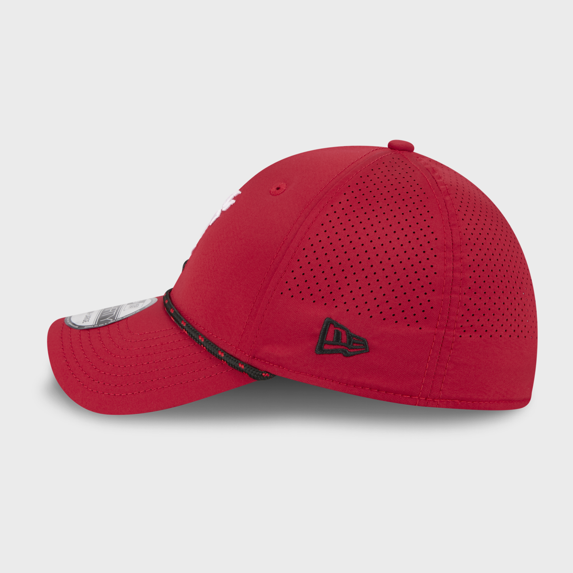Casquette extensible New Era rouge Cincinnati Bearcats Performance Rope 39THIRTY pour homme