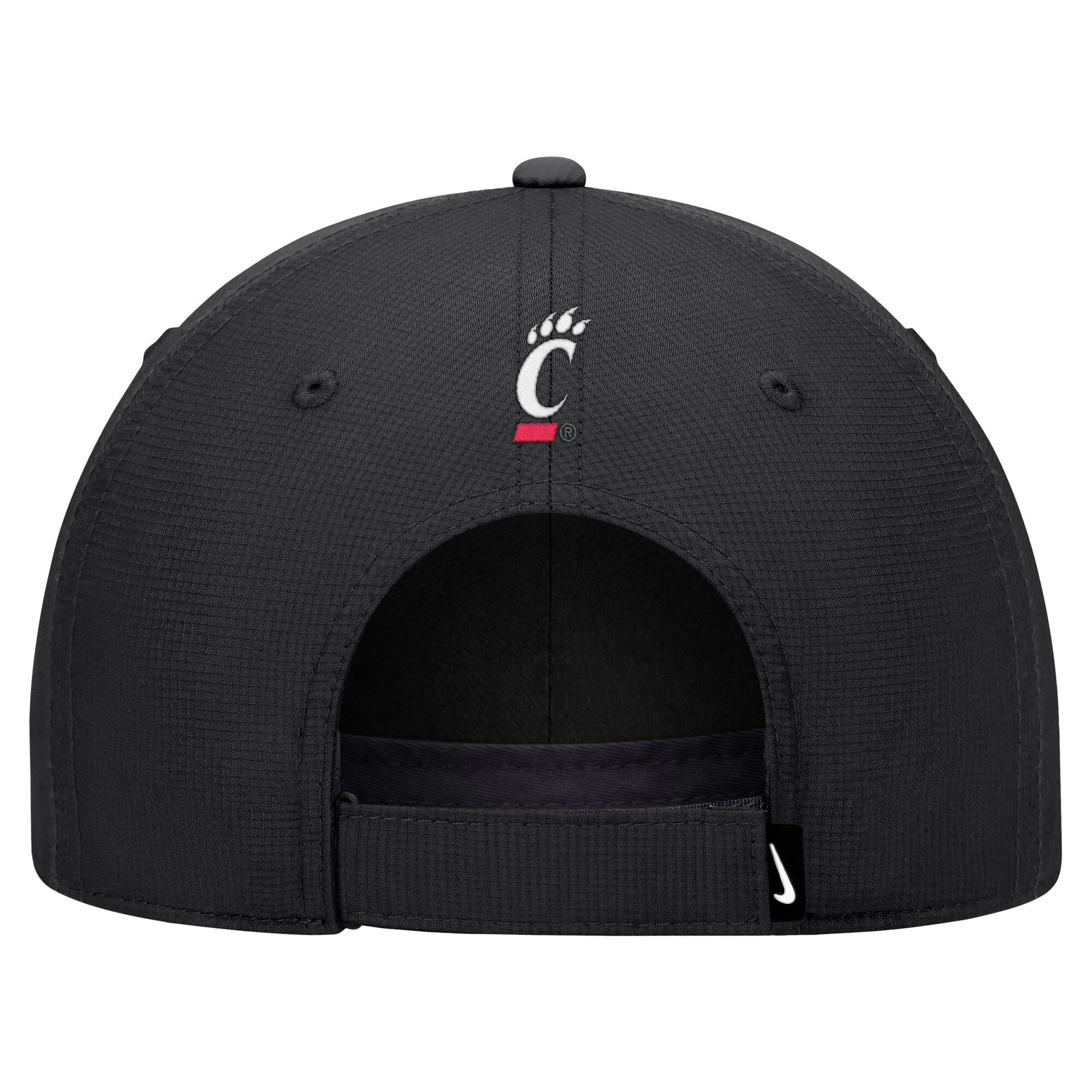 Casquette ajustable Nike noire Cincinnati Bearcats 2026 Sideline Ripstop Dri-FIT pour homme