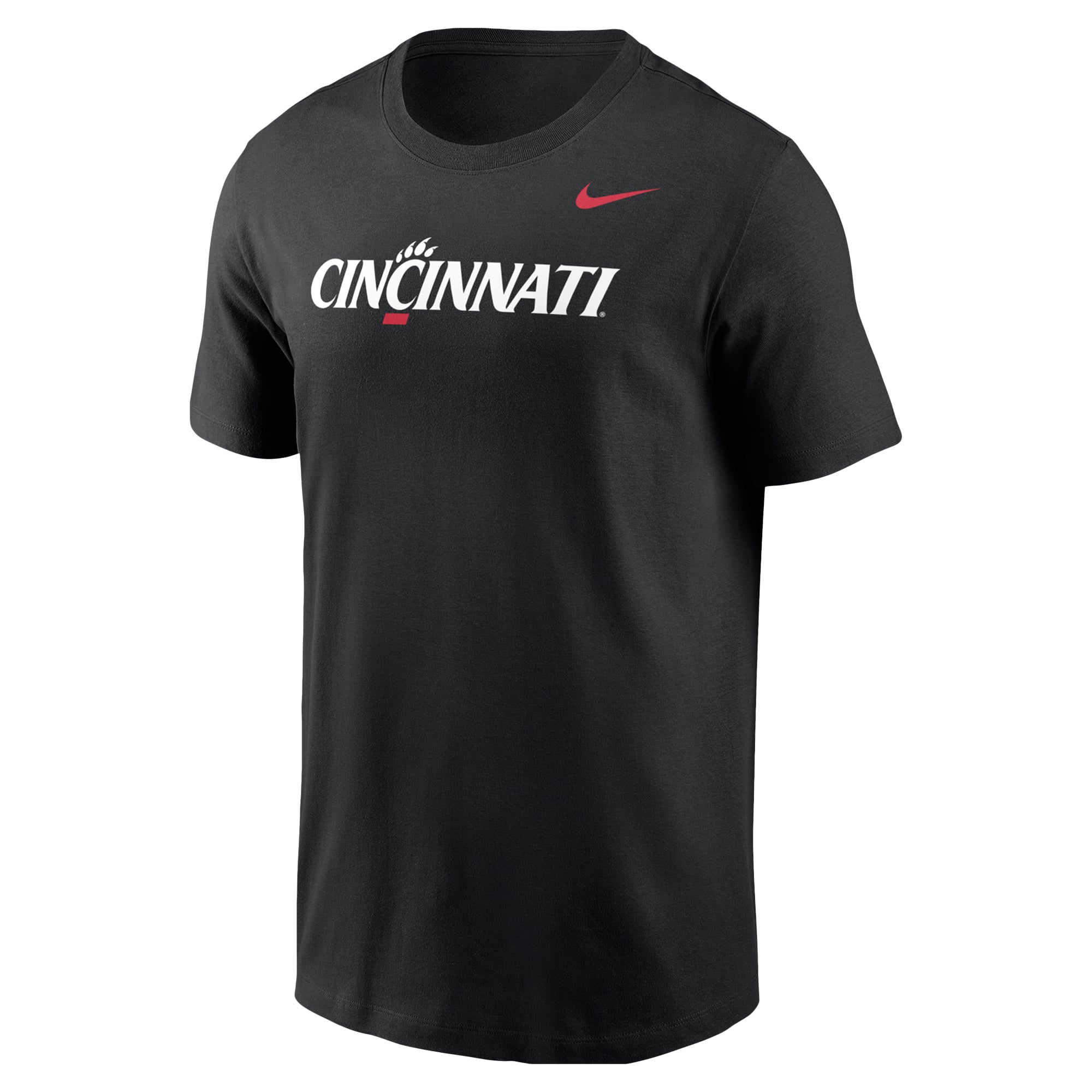 T-shirt Nike noir avec logo Cincinnati Bearcats pour homme