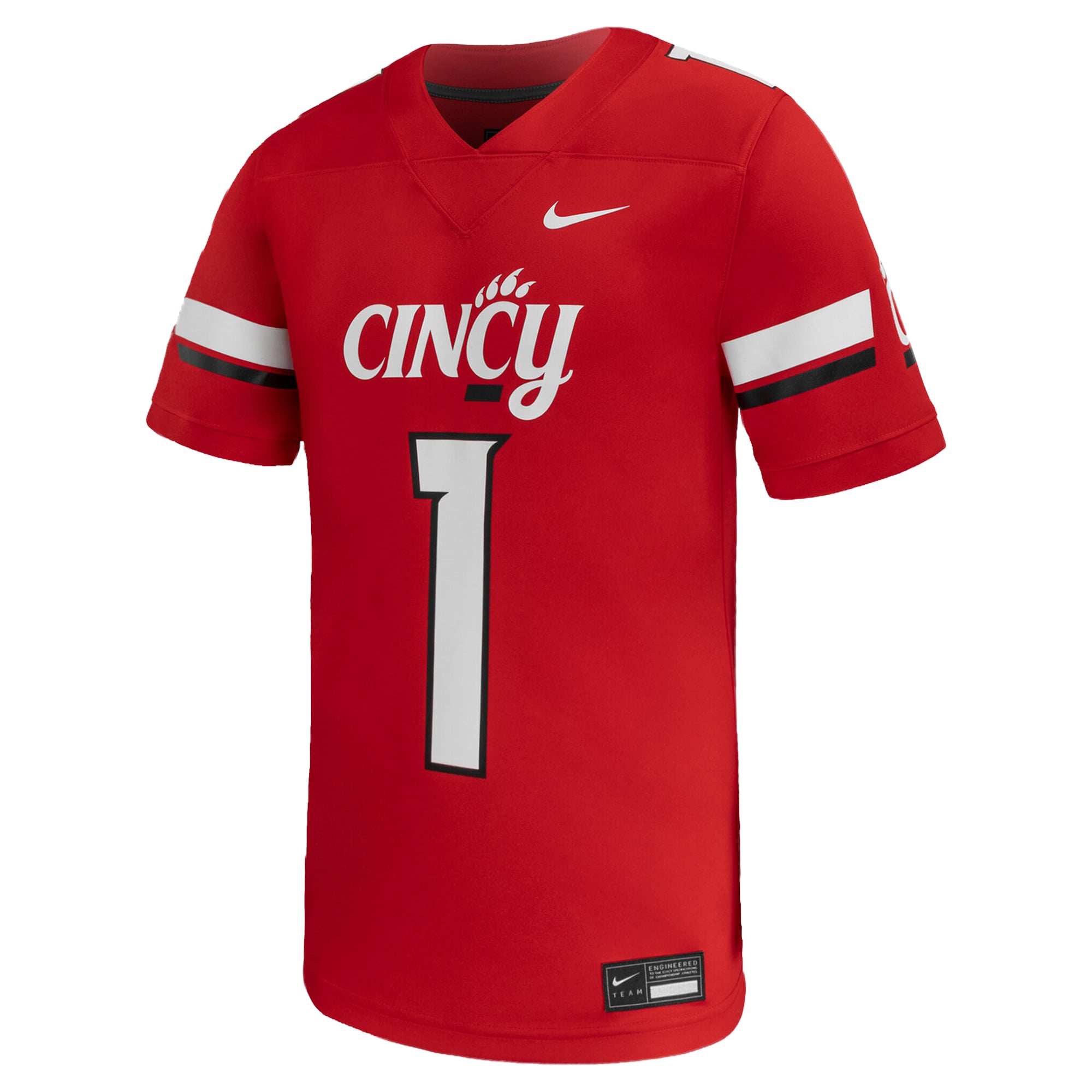 Men's Nike  Red Cincinnati Bearcats Replica Football Jersey