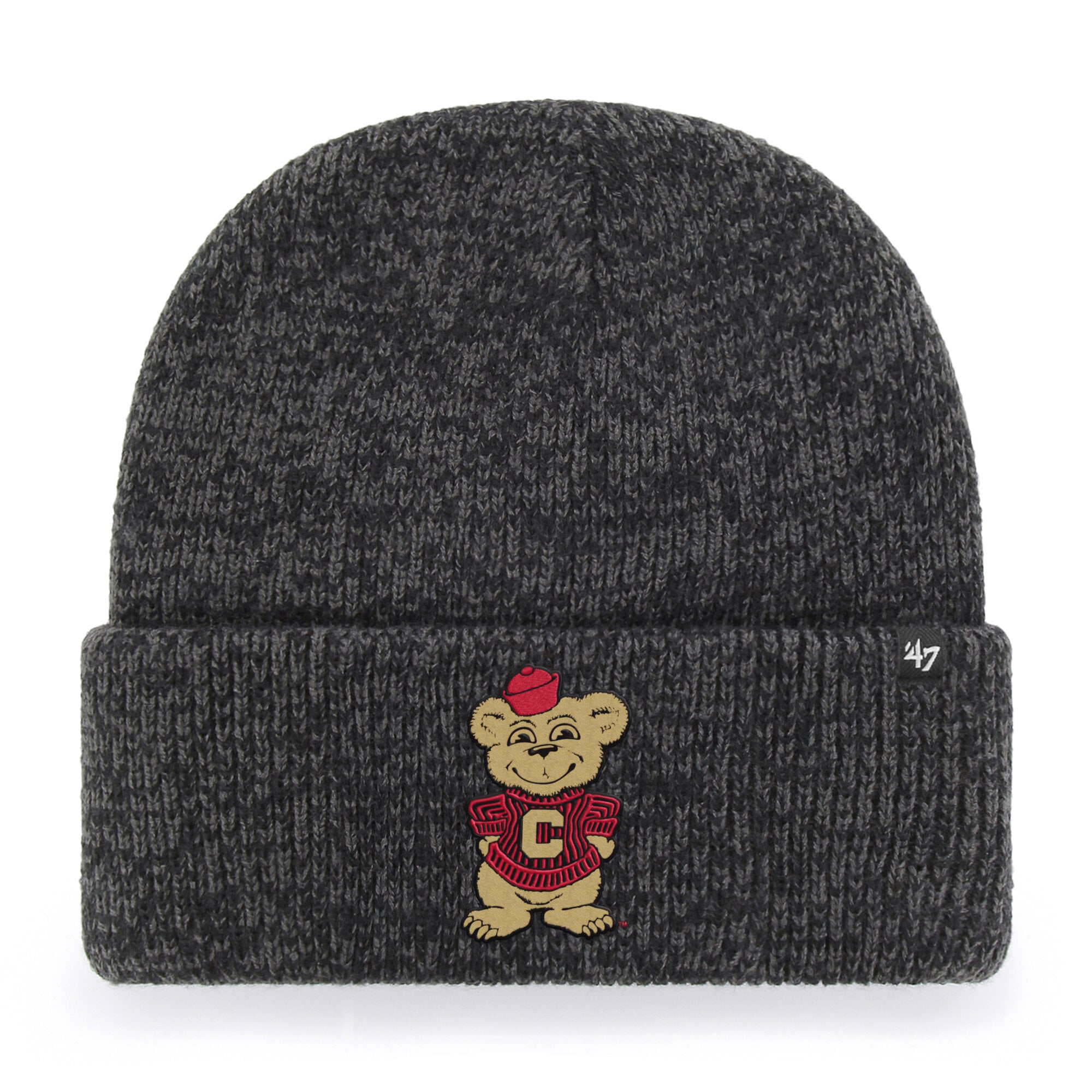 Bonnet unisexe noir Cincinnati Bearcats « Brain Freeze » à revers