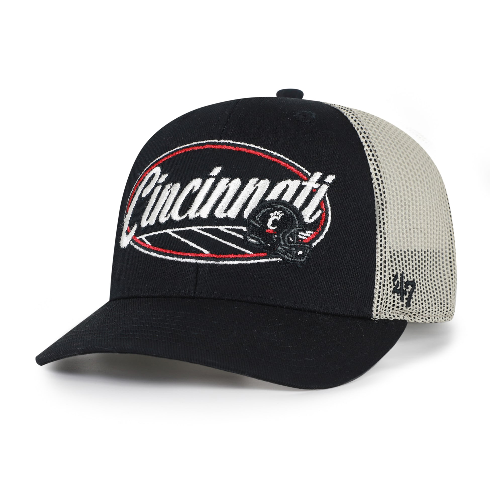 Unisex '47 Black Cincinnati Bearcats Enfield Adjustable Trucker Hat