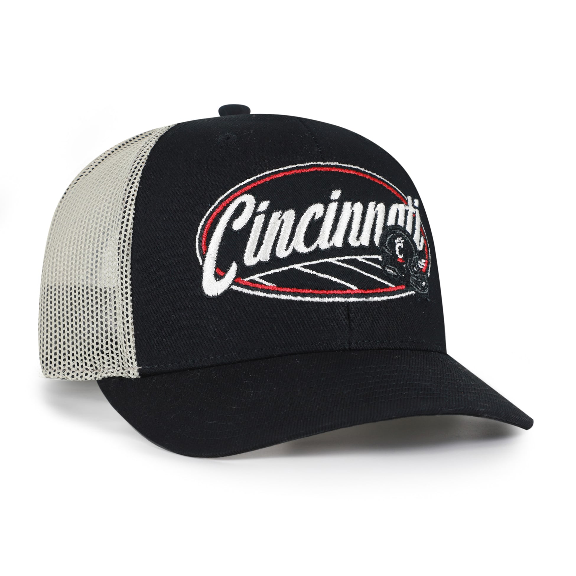 Unisex '47 Black Cincinnati Bearcats Enfield Adjustable Trucker Hat
