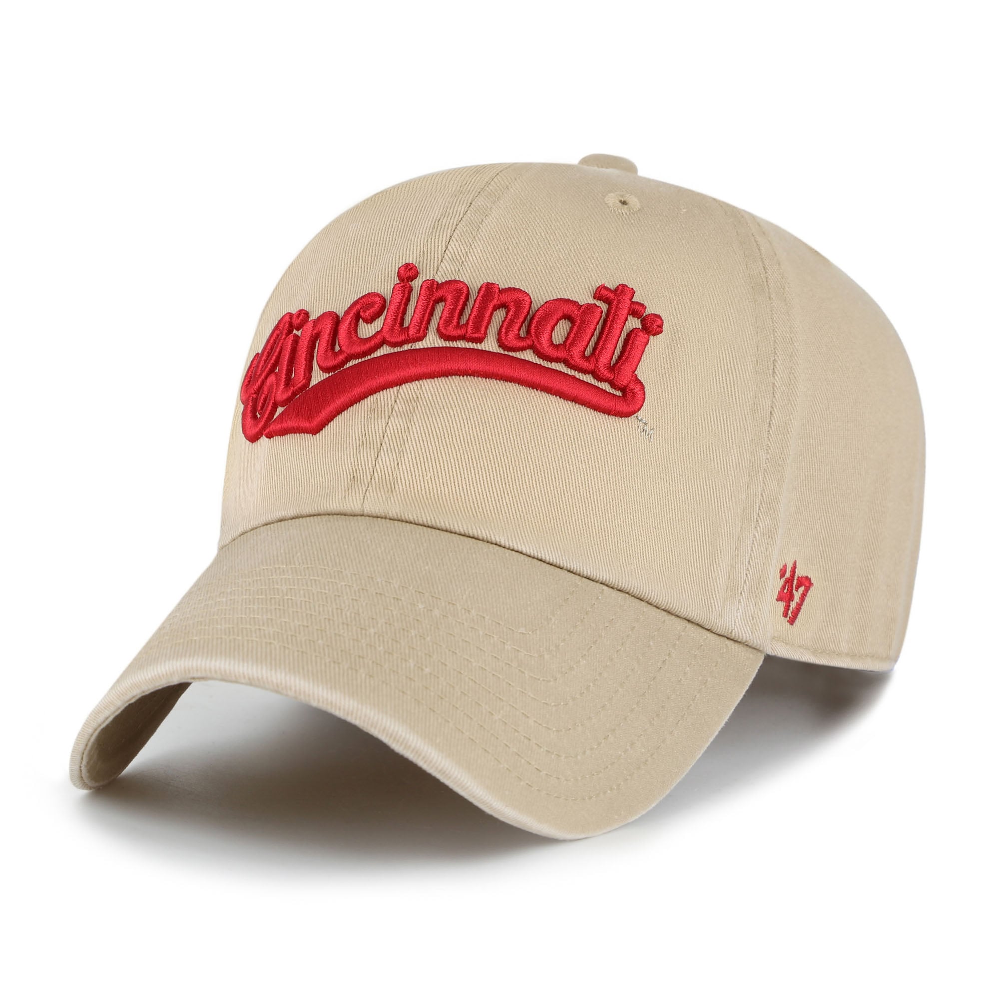 Casquette unisexe ajustable '47 Cincinnati Bearcats Tan Vault Clean Up