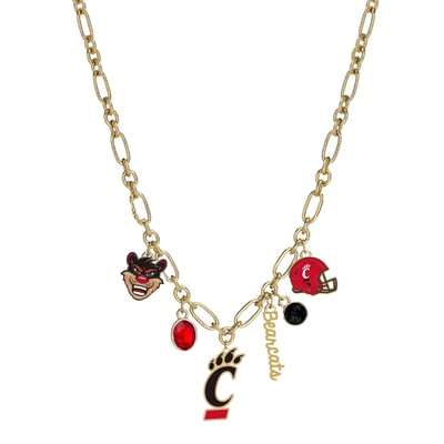 Cincinnati Bearcats CANVAS Style Women's Game Day Charm Necklace