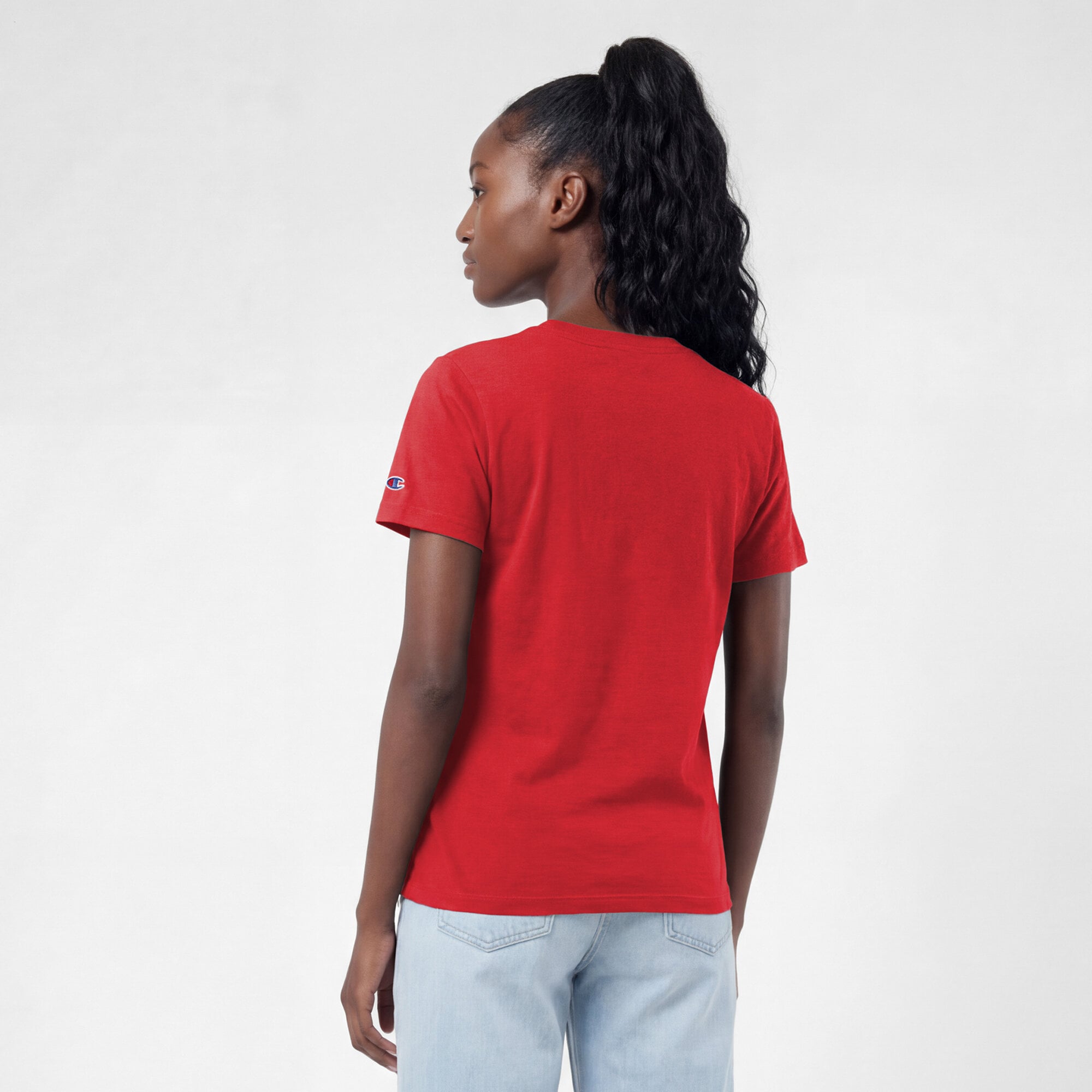 Women's Champion Red Cincinnati Bearcats Lifestyle T-Shirt