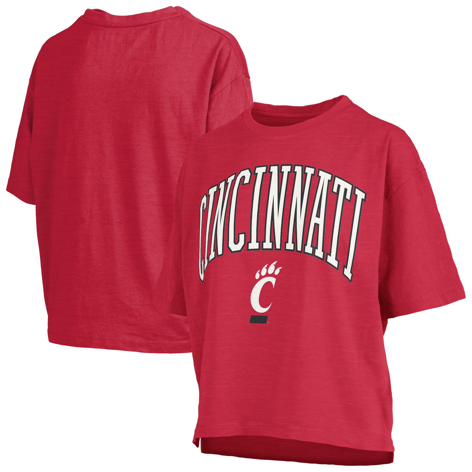 Women's Pressbox  Red Cincinnati Bearcats Nelson T-Shirt
