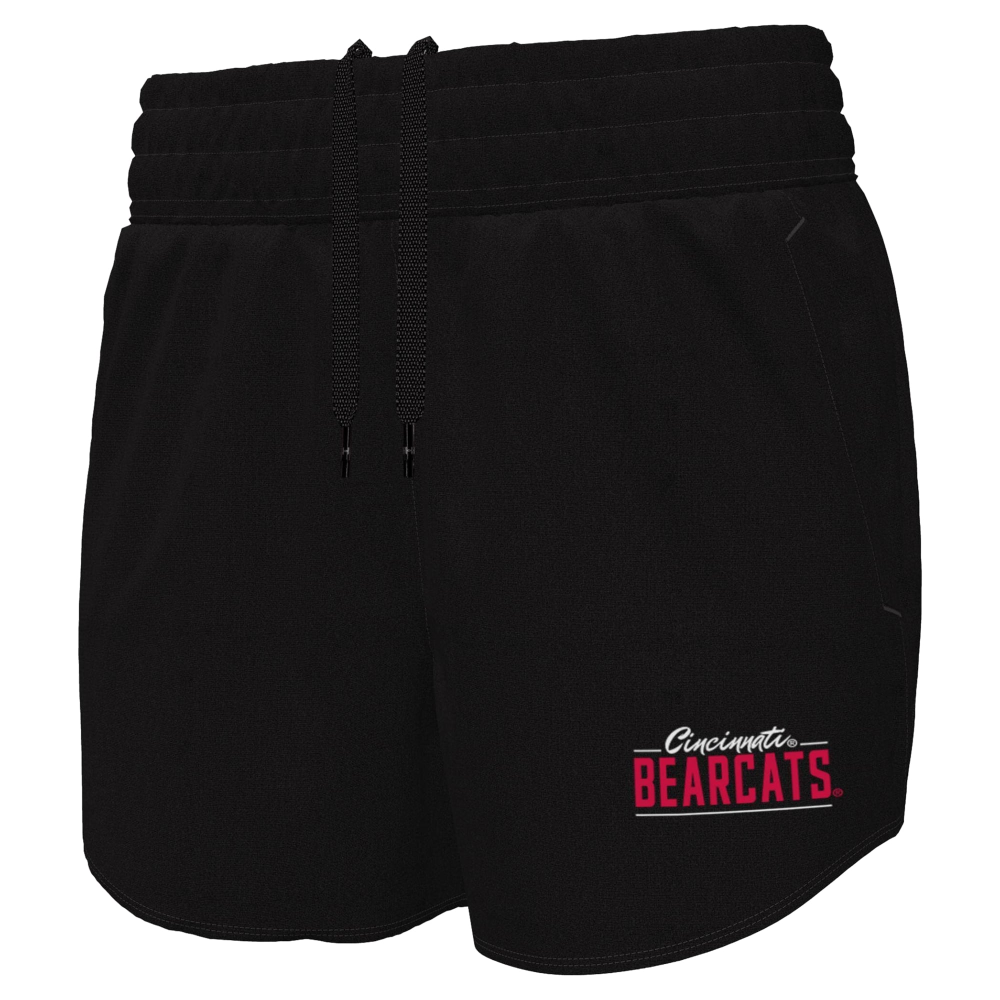Short tissé Flex Under Armour noir pour femmes, modèle Cincinnati Bearcats