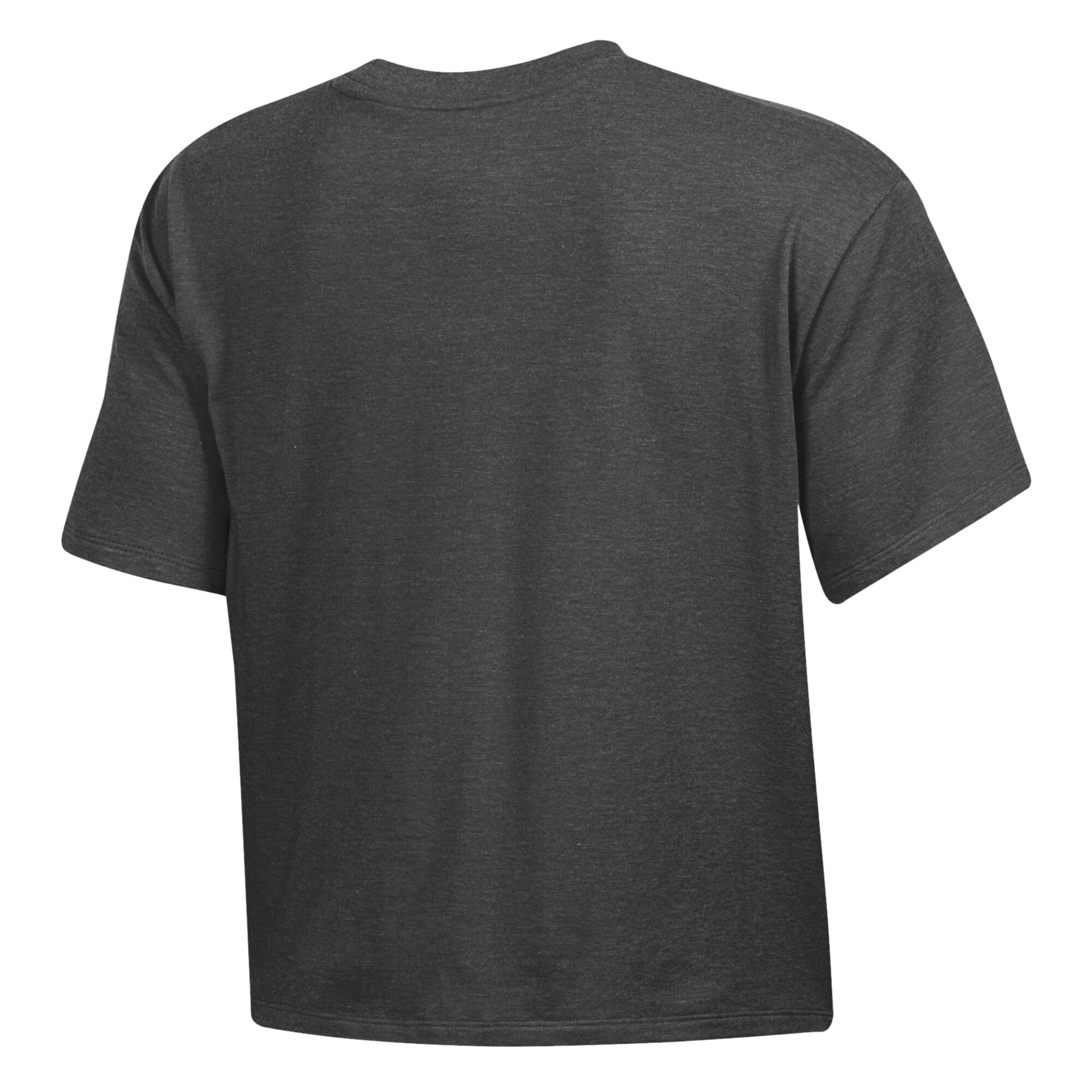 T-shirt Under Armour Boxy Icon noir chiné pour femmes, motif Cincinnati Bearcats