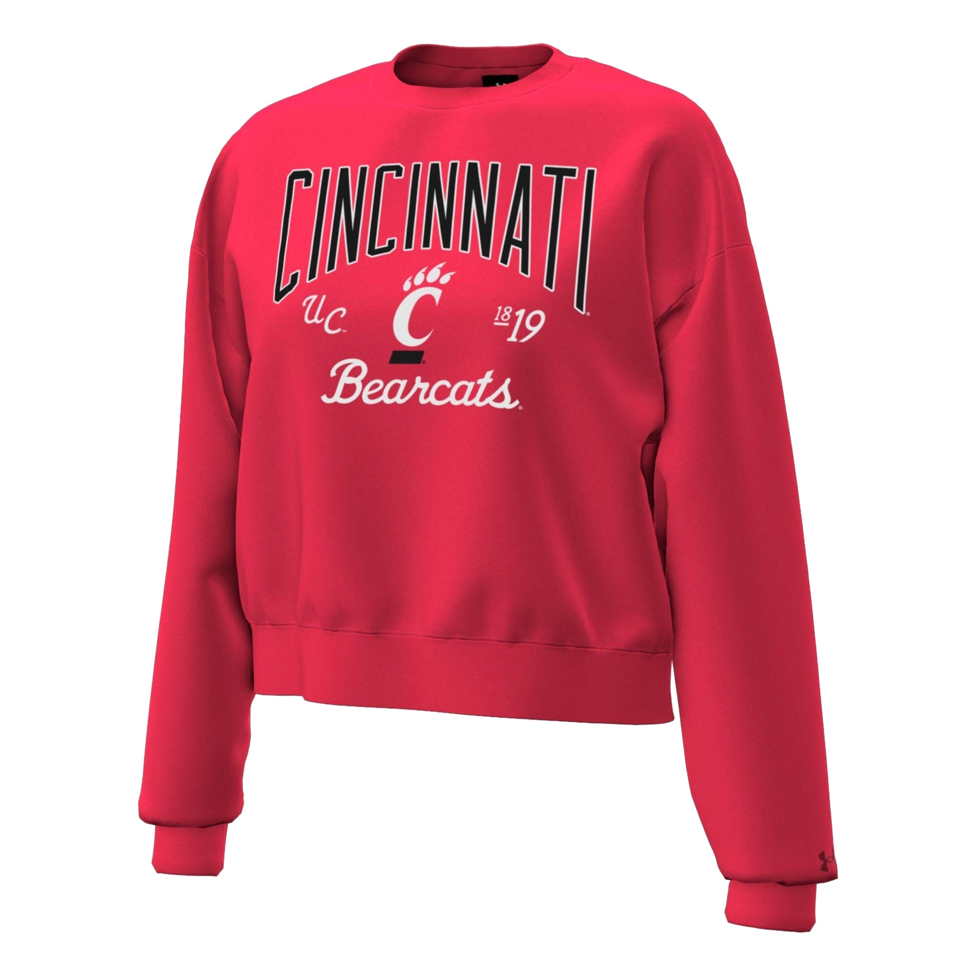 Women's Under Armour Red Cincinnati Bearcats Icon Fleece Sweatshirt