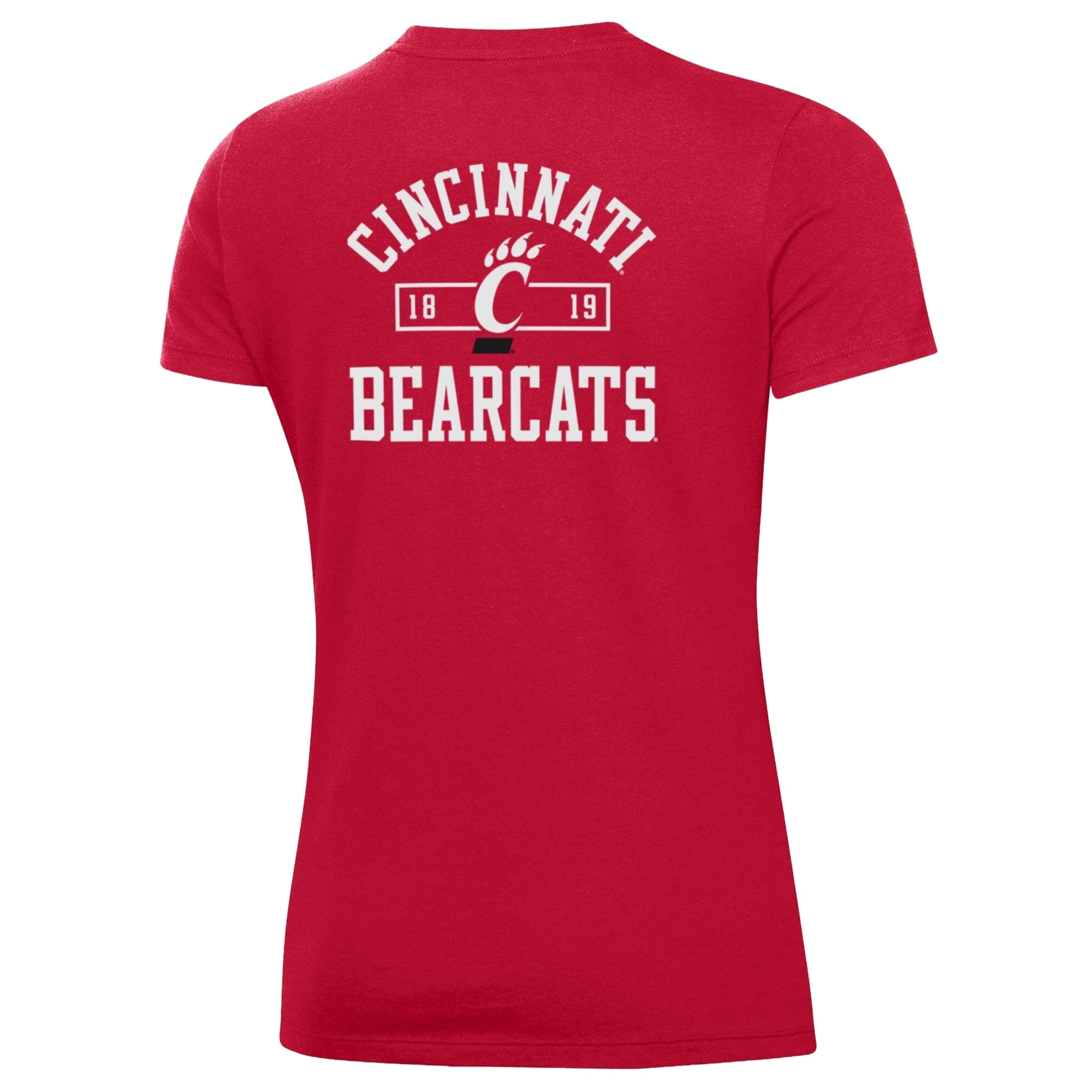T-shirt en coton performant Under Armour rouge Cincinnati Bearcats pour femmes