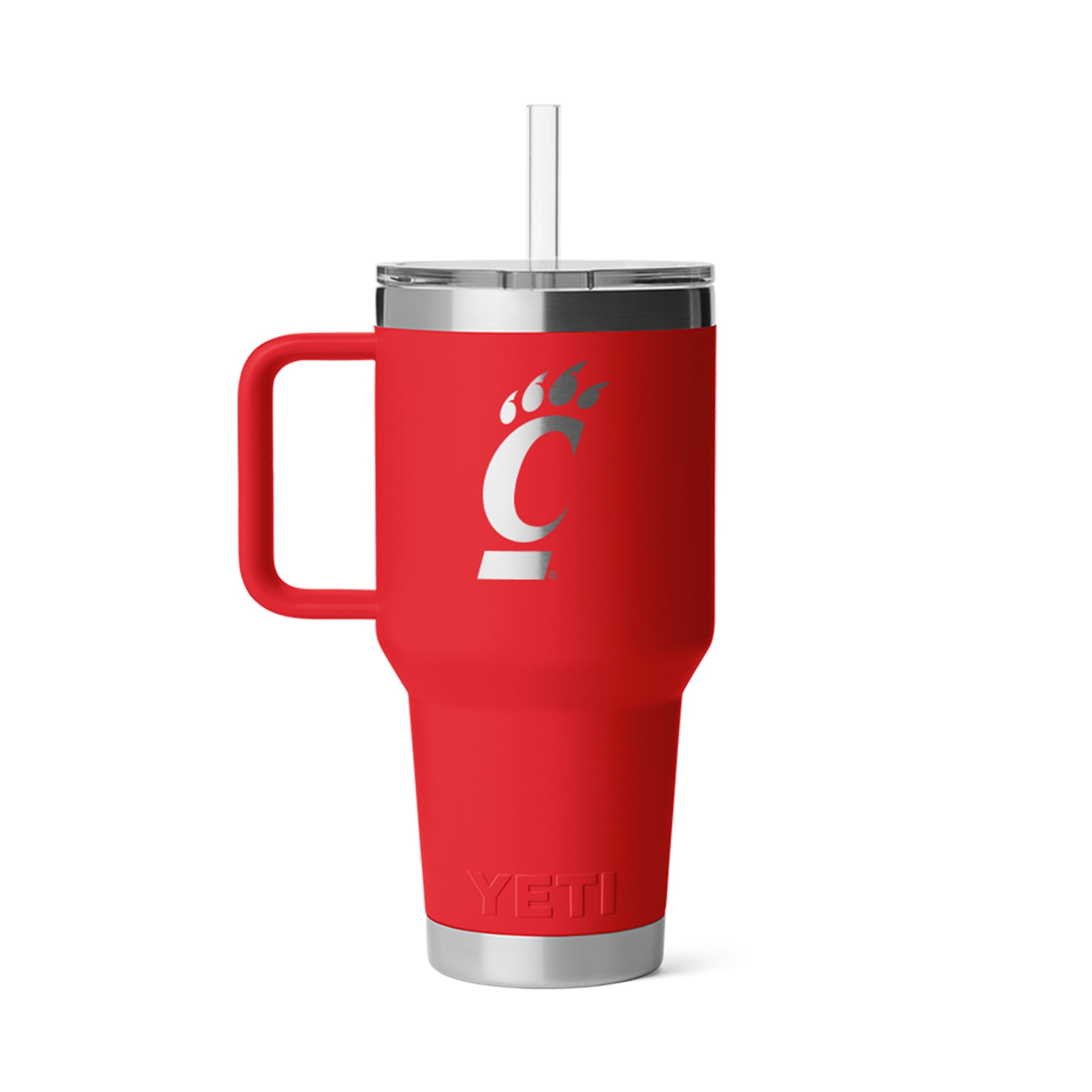 Mug à paille YETI Cincinnati Bearcats Rambler 2.0 de 1 litre (35 oz)
