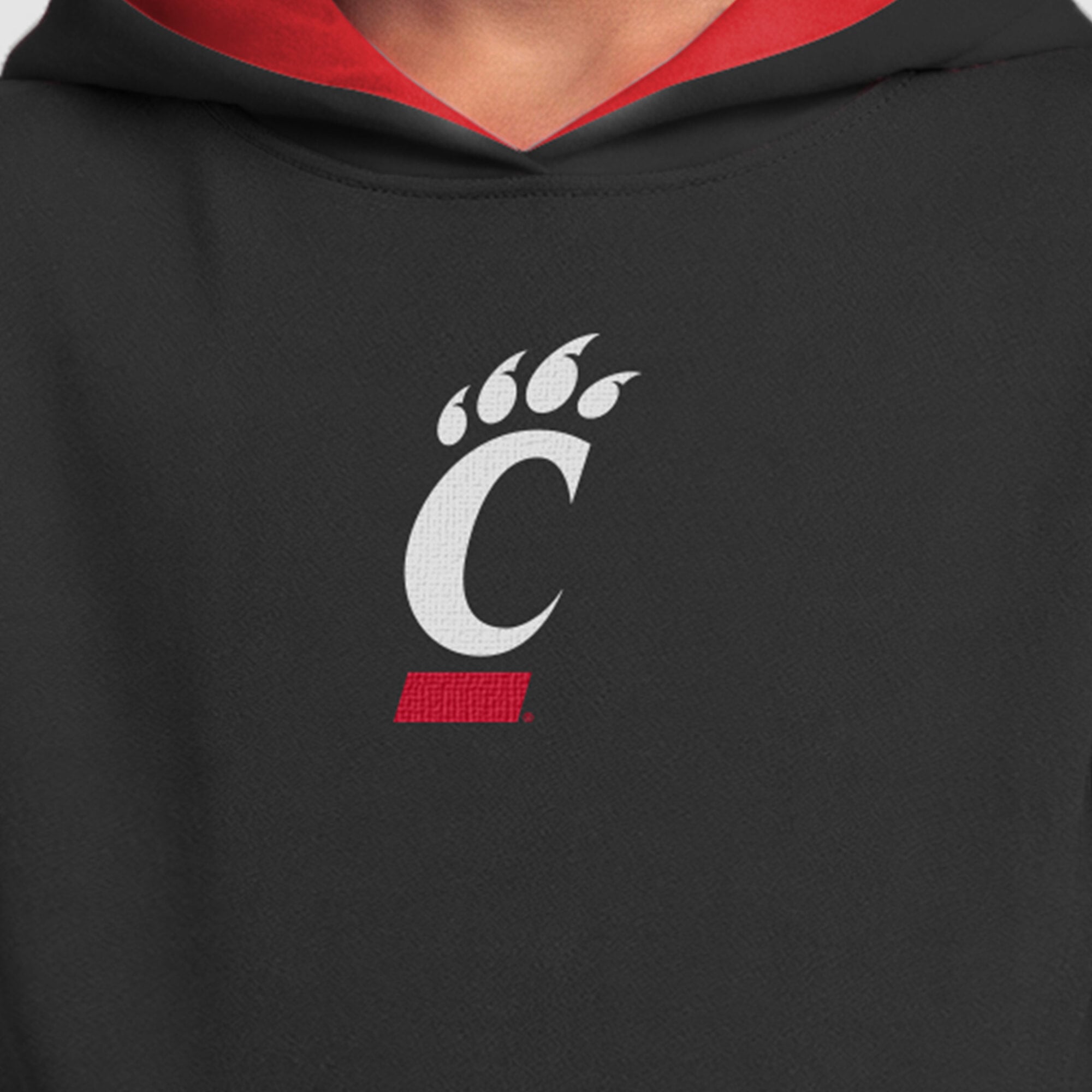 Sweat à capuche polaire Youth Champion Black Cincinnati Bearcats