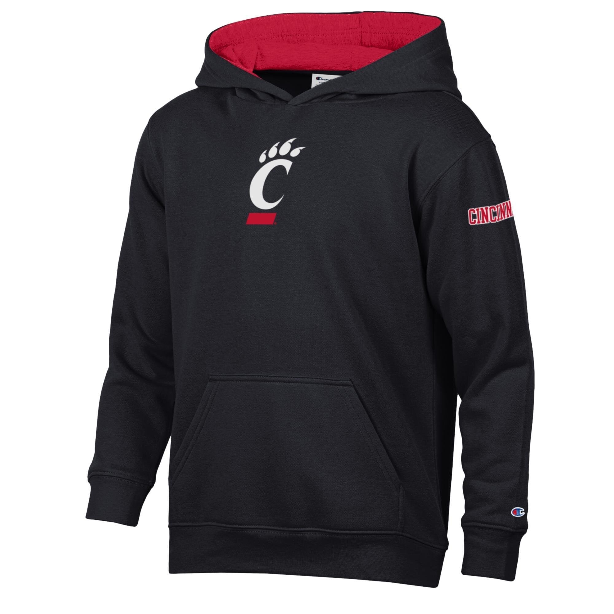 Sweat à capuche polaire Youth Champion Black Cincinnati Bearcats