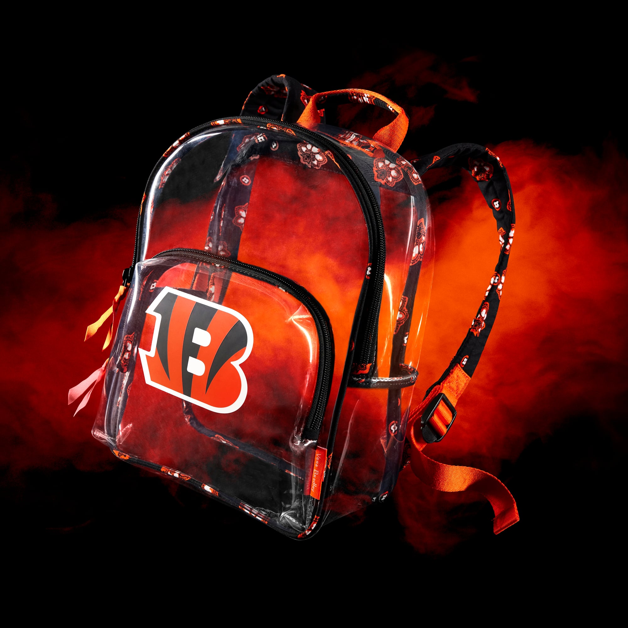 Cincinnati Bengals Vera Bradley Clear Small Backpack