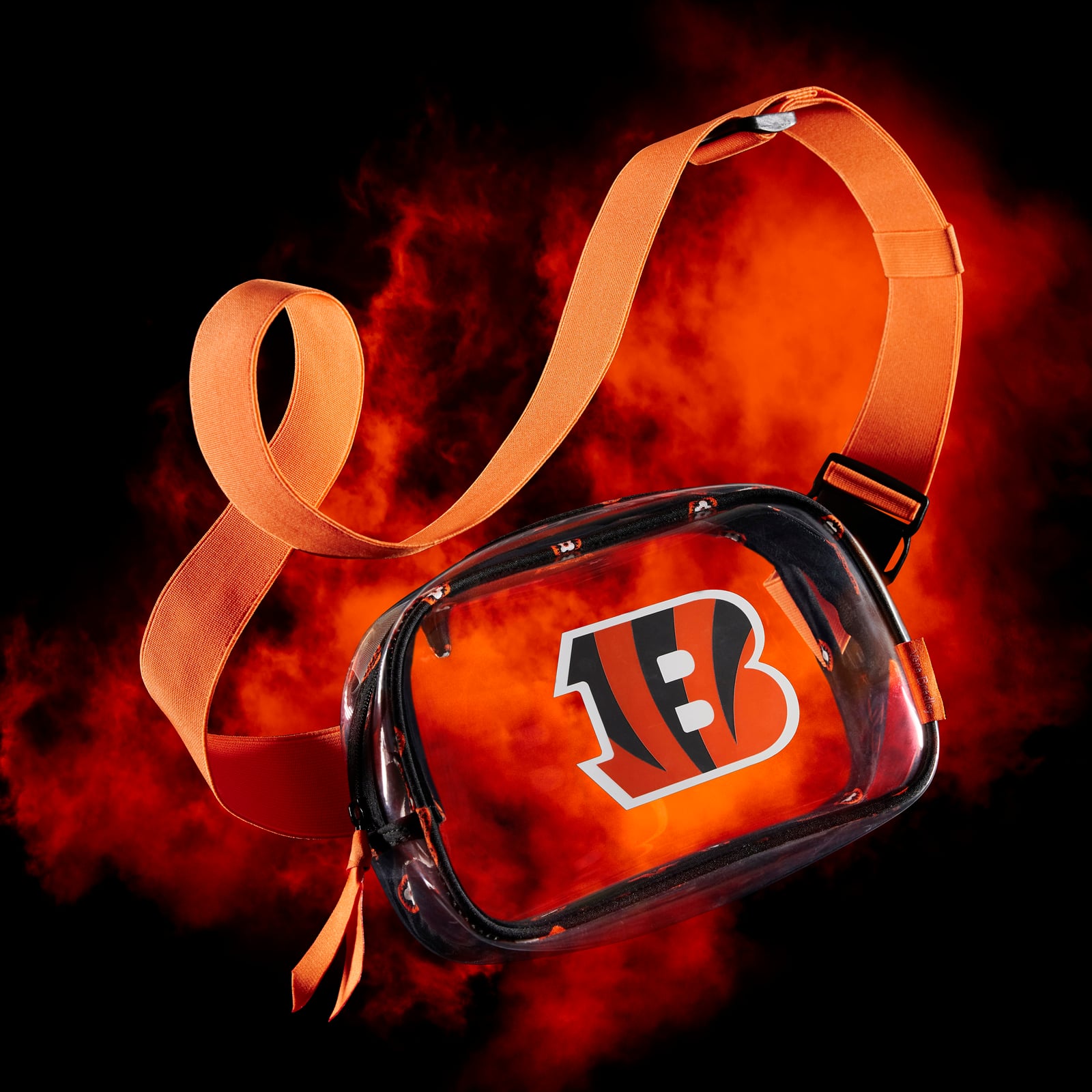 Cincinnati Bengals Vera Bradley Clear Small-Belt Bag