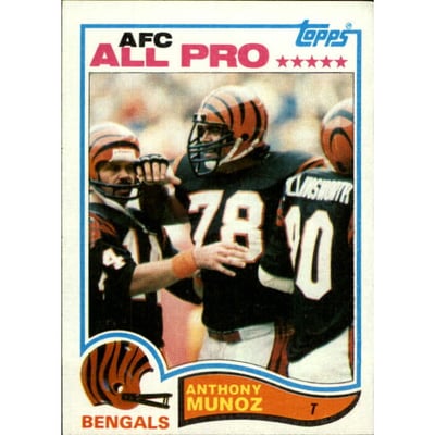 1982 Topps #51 Anthony Munoz RC