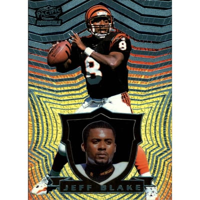 1997 Pacific Invincible Platinum Blue #31 Jeff Blake