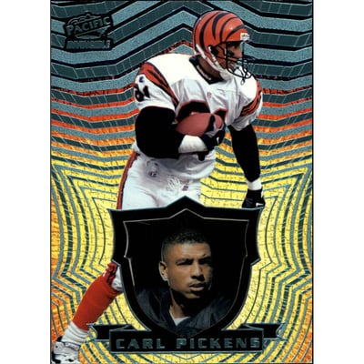1997 Pacific Invincible Platinum Blue #34 Carl Pickens