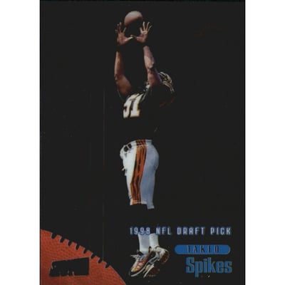 1998 Stadium Club One of a Kind #186 Takeo Spikes