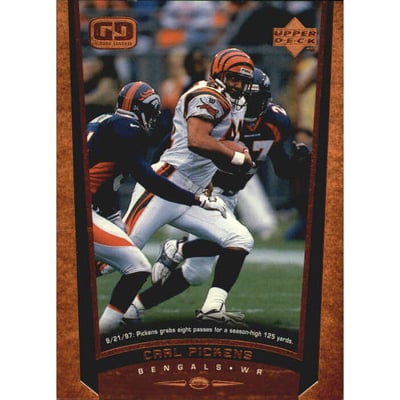 1998 Upper Deck Bronze #85 Carl Pickens