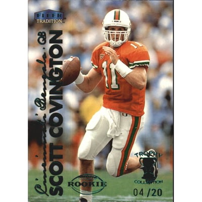 1999 Fleer Tradition Trophy Collection #264 Scott Covington