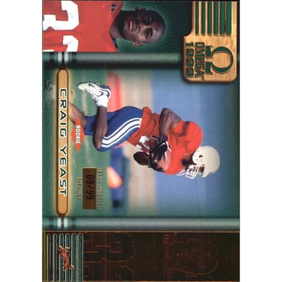 1999 Pacific Omega Copper #56 Craig Yeast