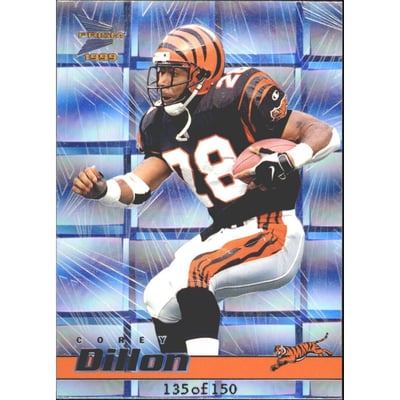 1999 Pacific Prisms Holographic Mirror #30 Corey Dillon