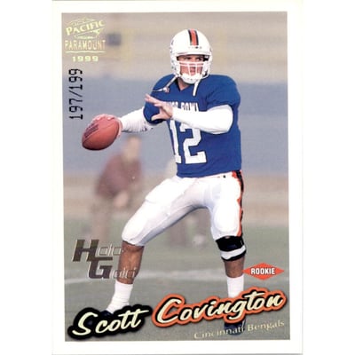 1999 Paramount HoloGold #51 Scott Covington