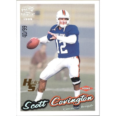 1999 Paramount HoloSilver #51 Scott Covington