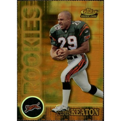 2000 Finest Gold/Refractors #137 Curtis Keaton