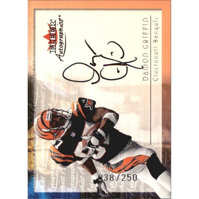 2000 Fleer Tradition Autographics Silver #63 Damon Griffin