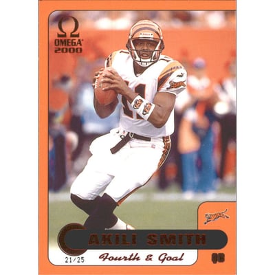 2000 Pacific Omega Fourth and Goal Parallel #20 Akili Smith