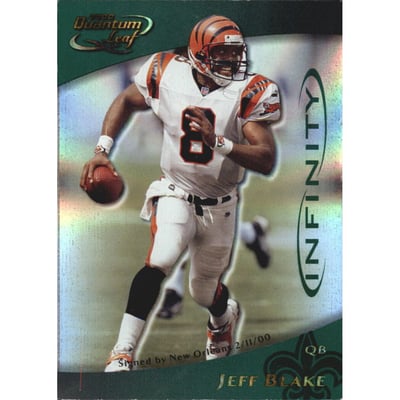 2000 Quantum Leaf Infinity Green #58 Jeff Blake