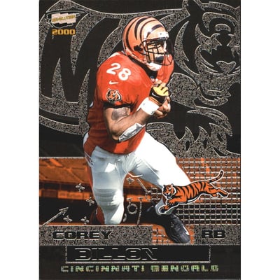 2000 Revolution Silver #21 Corey Dillon