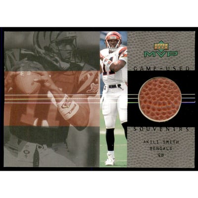 2000 Upper Deck MVP Game Used Souvenirs #AS Akili Smith