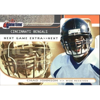2001 Fleer Game Time Extra #129 Chad Johnson