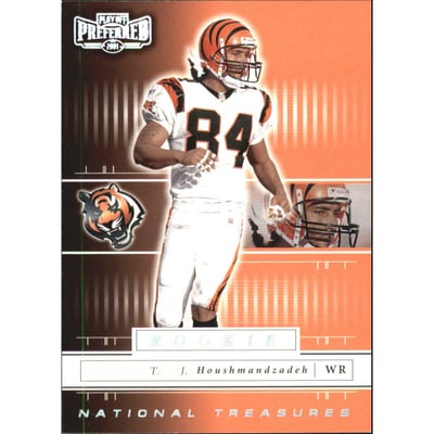 2001 Playoff Preferred National Treasures Silver #147 T.J. Houshmandzadeh