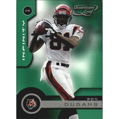 2001 Quantum Leaf Infinity Green #43 Ron Dugans