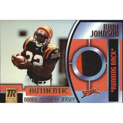 2001 Topps Reserve Rookie Premier Jerseys #TRRRJ Rudi Johnson