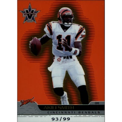 2001 Vanguard Gold #18 Akili Smith