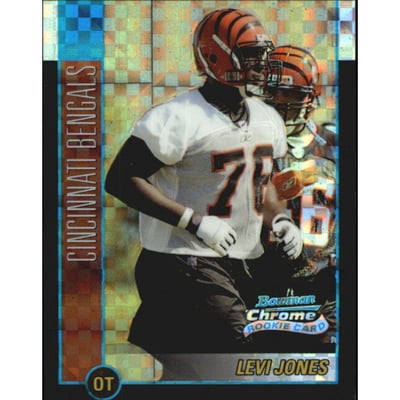 2002 Bowman Chrome Xfractors #118 Levi Jones