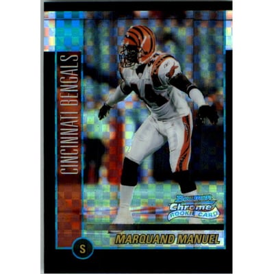 2002 Bowman Chrome Xfractors #168 Marquand Manuel