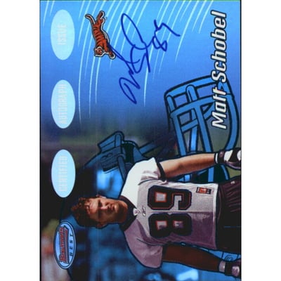 2002 Bowman's Best Blue #153 Matt Schobel AU