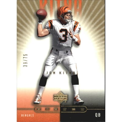 2002 UD Graded Gold #19 Jon Kitna