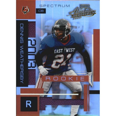 2003 Absolute Memorabilia Spectrum #144 Dennis Weathersby