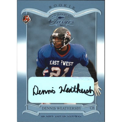 2003 Donruss Classics Significant Signatures #239 Dennis Weathersby/250
